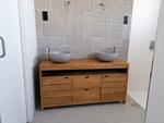 Mueble de baño Menorca madera teca